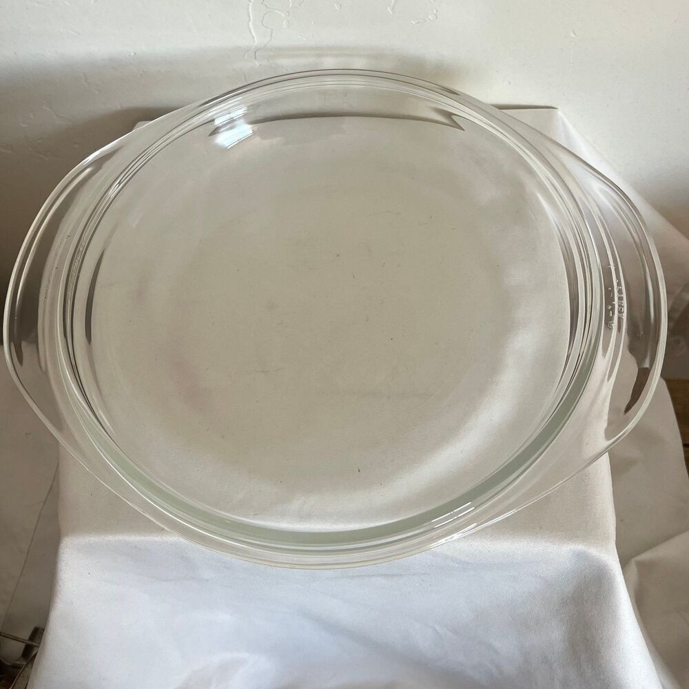 Pyrex 684-C Clear Glass 2 Quart Casserole Replacement Lid 10.25" x 8.5 handles